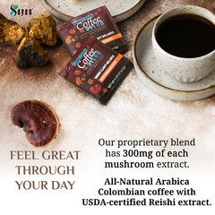 Best Mushroom Coffee Organic Ganoderma Reishi Alternative For Healthy Gut 20 Pak