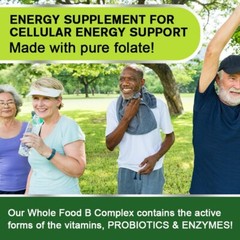 Vitamin B Complex 120 Capsules B1,B2,B3,B5,B6,B7,B9,B12, Immune Support Pills US