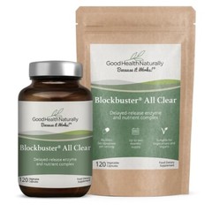 Blockbuster AllClear Refill Pouch | Good Health Naturally – 120 Caps