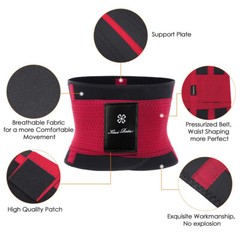 Women Sport Waist Trainer Weight Loss Men Sweat Thermo Wrap Body Shaper Belt Gym
