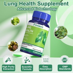 3pc Lung Cleansing & Detox Herbal Dietary Supplement Respiratory Health 180 Caps