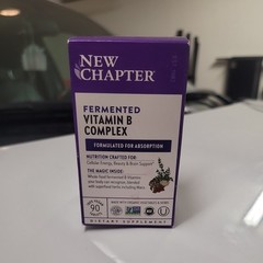 # New Chapter Fermented Vitamin B Complex — 90 Vegan Tablets EXP 06/2025