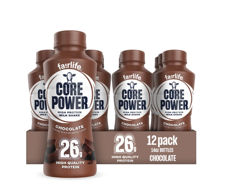 Core Power Protein Shake Chocolate 26g Protein 14oz 12 Pack