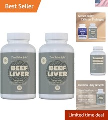 Desiccated Beef Liver – Grass-Fed, 800mg Capsules for Vitality & Stamina