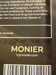 Monier Patches Energy Patches, Unisex, 180 Count, Signature Edition