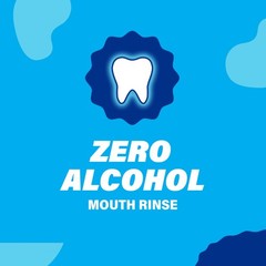 ACT Restoring Zero Alcohol Fluoride 0.03 Fl Oz (Pack of 34), Green/Blue