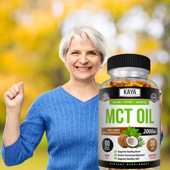 Pure MCT Oil 2000mg serving, C8 C10 Weight Loss, Energy, Inflammation Capsules