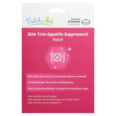 2 X PatchAid, Slim Trim Appetite Suppressant Patch, 30 Patches