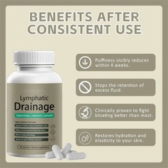 3Pack Drainage Lymphatic Capsules- Supports Cellulite Reduction, 180 Capsule