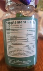 MRJOJOO Chlorophyll Gummies 100mg Fresh Breath Skin Rejuvenation 60 Ct