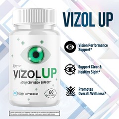 (1 Pack) Vizol Up Advanced Max Support Healthy Eye Function VizolUp 60 Capsules