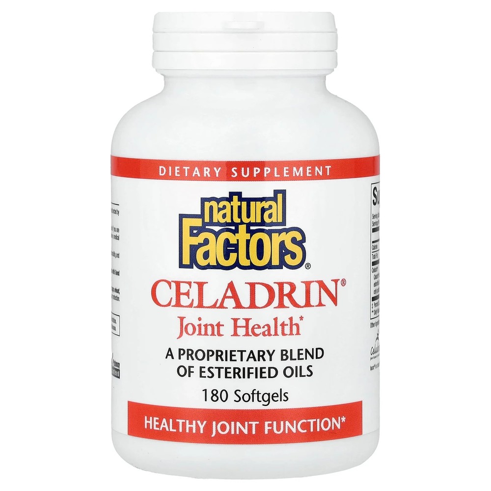 2 X Natural Factors, Celadrin�, Joint Health, 180 Softgels