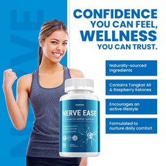 (3 Pack) Nerve Ease Capsules – NerveEase Pills Natural Ingredients Nootropic
