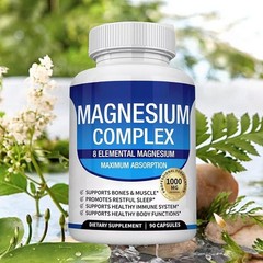 Magnesium glycine complex 1000mg -90 capsules 8-yuan magnesium-