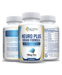 Neuro Brain & Focus 60ct, Healthy Memory Function, Clarity Nootropic Supplement