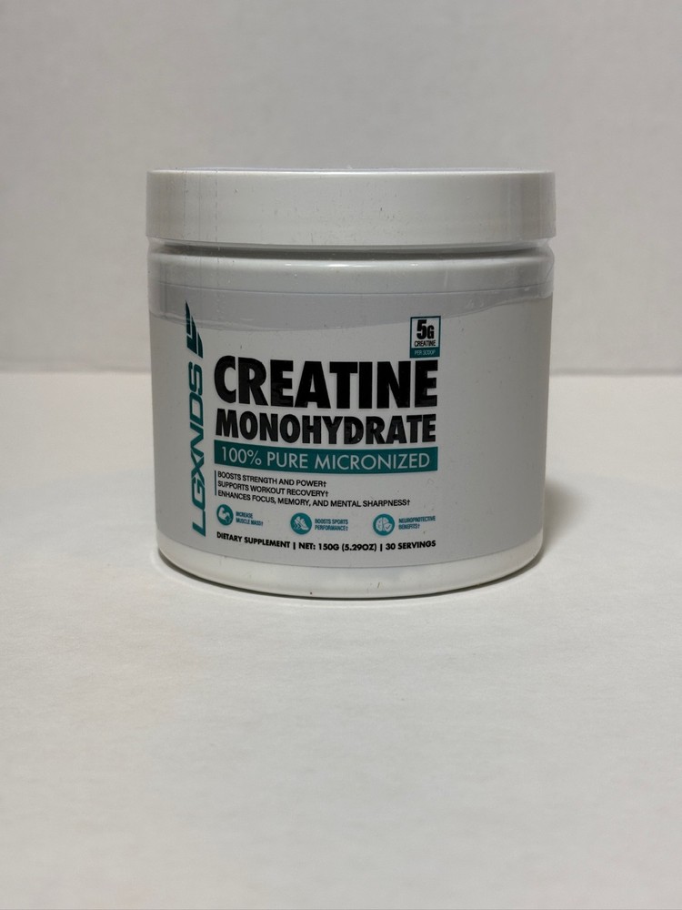 Creatine Monohydrate 100% Pure Micronized Powder 150g 30 Servings New