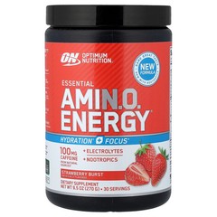 2 X Optimum Nutrition, Essential Amin.O. Energy�, Strawberry Burst, 9.5 oz (270