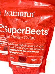 4 PACK Heart Health SuperBeets Chews with CoQ10 – 60 Count Exp. 06/27