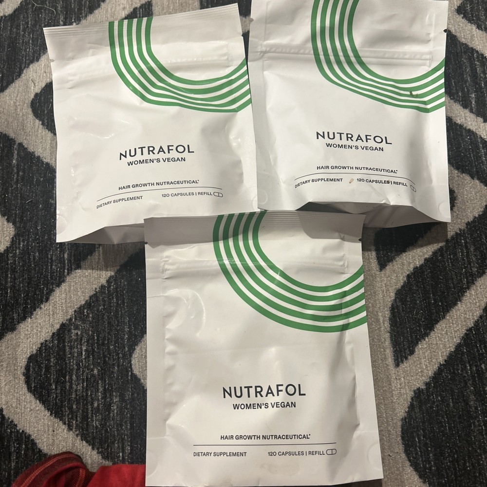 Lot 3 Nutrafol Women’s Balance Refill Pouch 120 Capsules Ages 45 & Up Exp 1-3/26