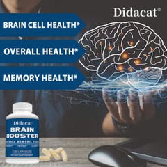 Nootropic Brain Booster Improve Brain Function Health Enhanced Clarity 120 Pills