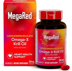 MegaRed Ultra Strength Omega-3 Krill Oil, 350mg – 60 Softgels