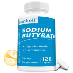 Sodium Butyrate Capsules – Supports Liver And Gut Function Health 120 Capsules