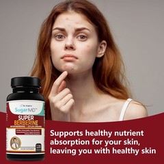 Super Berberine Capsules Ceylon Cinnamon Skin Antioxidant Support 120 CT US