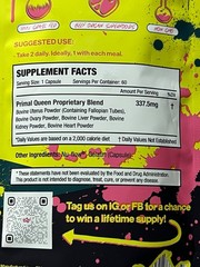 Primal Queen Beef Organ Supplement