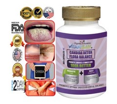 Candida Cleanse 100 Capsules with Oregano Extract, Herbs and Probiotics