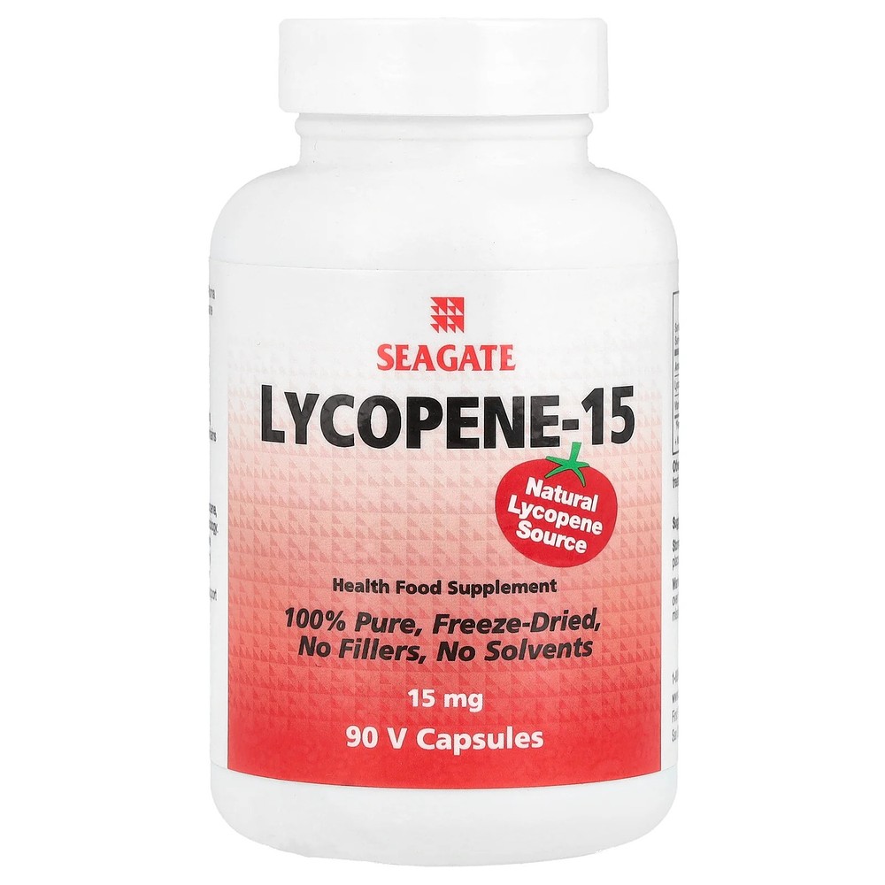 2 X Seagate, Lycopene-15, 15 mg, 90 V Capsules