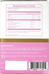Sakura Collagen Drink with Cherry Blossom Extract, 50 ml x 10 Bottles