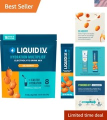 Delicious Seaberry Electrolyte Drink Mix – 3x Hydration, 16 Convenient Servings
