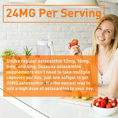 Liposomal Astaxanthin 24mg – with Phosphatidylcholine – Brain and Vision Health