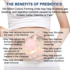 34 Strains with 100 Billion Probiotics CFU Probiotic Capsules Digestive Support