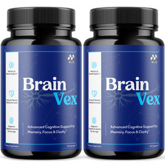 (2 Pack) BrainVex Advanced Support Vitamin Max Supplement Brain Vex 120 Capsules