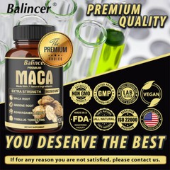 Maca Capsules – Antioxidant, boosts blood flow and immune system 120 Capsules