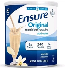 6-PACK Ensure Original Nutrition Powder Vanilla 8g Protein – 14.1 oz 07/26