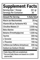 Pre Workout Powder Fruit Punch (30 Servings) Sm Fit Pro