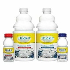 Thick-It AquaCareH2O Thickened Water, 64 oz. Bottle, Unflavored, Nectar, 8 Count