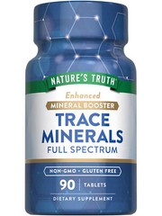 Trace Minerals | 90 Tablets | Mineral Booster | Non-GMO | by Nature’s Truth