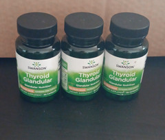 Swanson Thyroid Glandular Thyroid Support Thyroxine Free 200mg 60 Caps