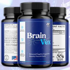 (2 Pack) BrainVex Advanced Support Vitamin Max Supplement Brain Vex 120 Capsules