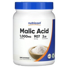 2 X Nutricost, Malic Acid, Unflavored, 32 oz (907 g)