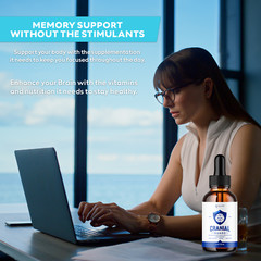 (1 Pack) Cranial Guard Advanced Supplement Drops Nootropic Brain Support 2ML
