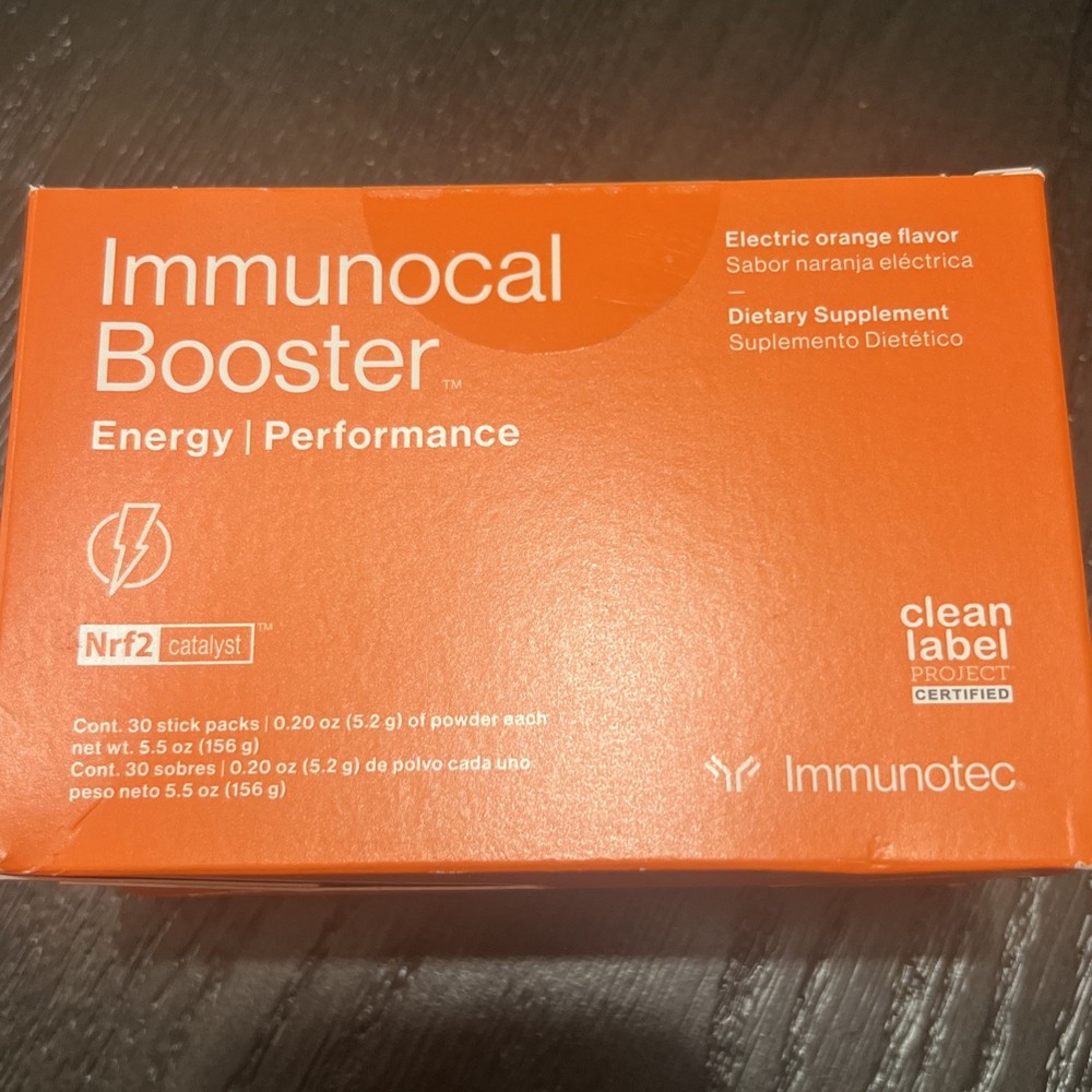 Immunocal Booster Energy Performance 30 Stick Packs Exp 4/2026 – New/Sealed!