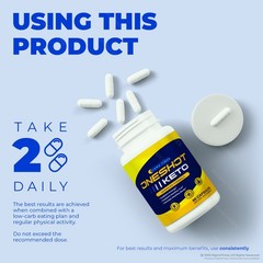 (2 Pack) OneShot Keto Capsules- Keto ACV Pills for Advanced Weight Loss
