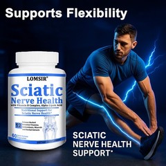 Sciatic Nerve Health Support Supplement – Alpha Lipoic Acid 300mg – 60 Capsules
