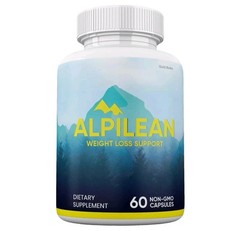 ALPILEAN Weight Loss Support 1 Bottles, 60 NON-GMO Capsules