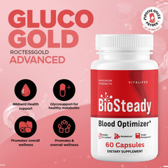 (1 Pack) BioSteady Advanced Blood Max Support Supplement Bio Steady 60 Capsules