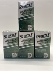 4x Dr. Yes Advanced Formula Moringa Capsules 12000mg 90ct (360 Total) EXP 06/27